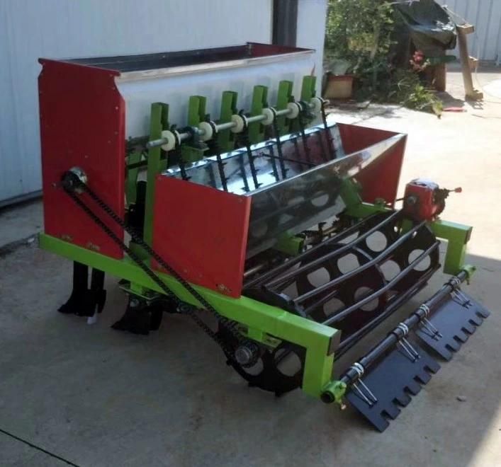Hot Sale 6 Rows Tractor Mounted Garlic Seeder, Garlic Petals Seeder, Agricultural Machine