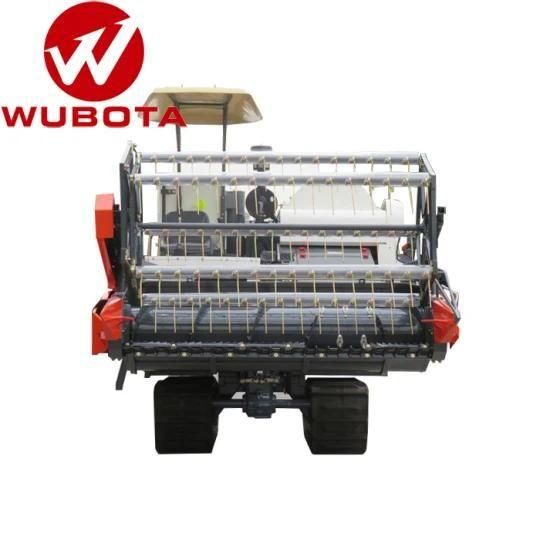Wubota Manual Tank Kubota Similar 360 Degree Unloader Rice Combine Harvester