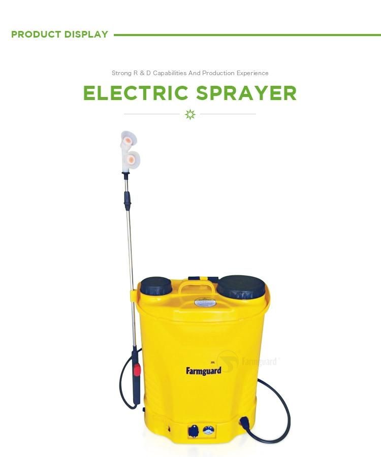 Agriculture Application High Pressure 20 Liters Agriculture Knapsack Battery Power Sprayer