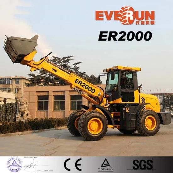 Everun Brand Telescopic Wheel Loader with CE Certificate (ER2000)