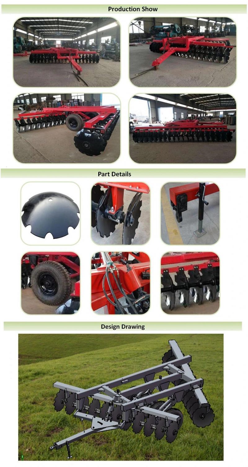 Tiller Machine Equipment/ Tractor Disk Harrow/Rolling Harrow/Heavy Disc Harrow Bearing for Farm (customizable)