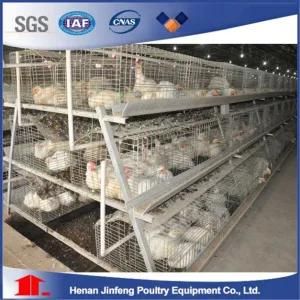 3 Tier Galvanized Battery Broiler Cage (Meat Poultry Equipment)