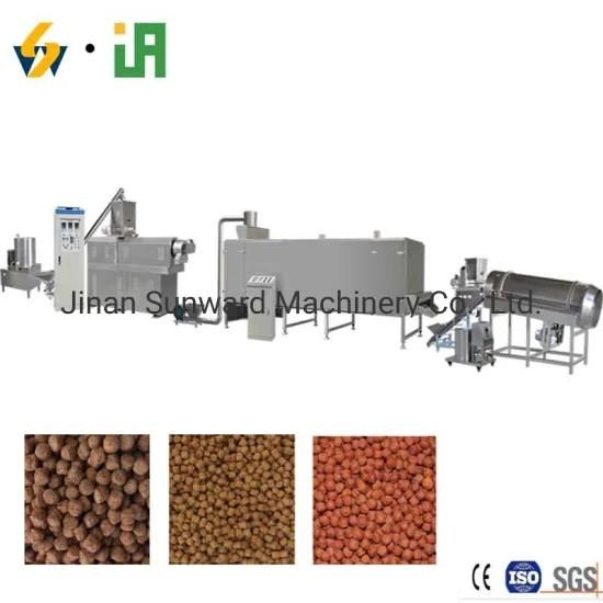 Stainless Steel Farm Using Fish Food Making Line Floating &amp; Sinking Fish Feed Processing ...