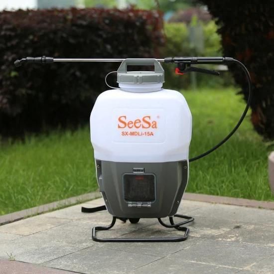 15L 4gal Agricultural Li-ion Cell 21V Electric Backpack Sprayer (SX-MDLi-15A)