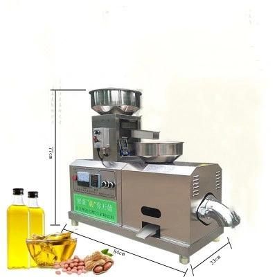 Stainless Steel Fully Automatic Screw Oil Extractor Commercial Sesame Peanut Walnut Oil Processing Machine Oil Presser