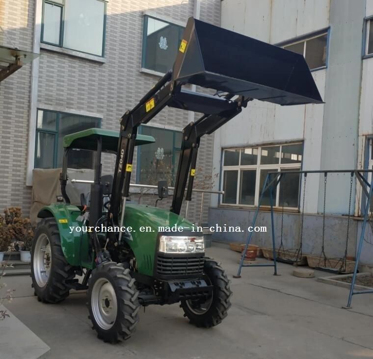 Somaliland Hot Sale Tz04D 40-55HP Wheel Farm Tractor Mounted Front End Loader Made in China