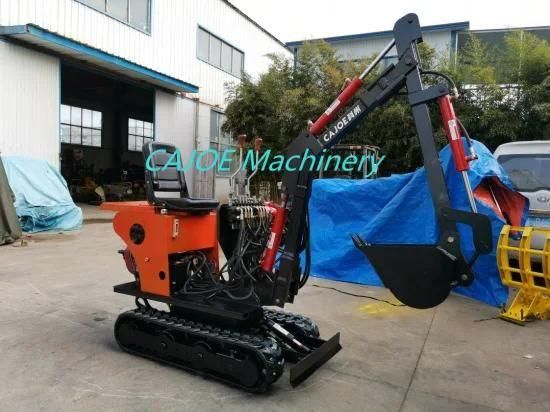 Mini 900kg Crawler Excavator 360 Degree Rotation Backhoe Hot Sale in Mexico for Indoor ...