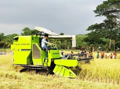 Zoomlion 4lzt-5.0QC Rice Combine Harvester for Sale