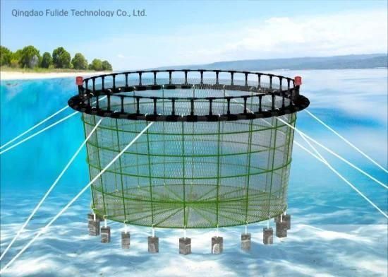 Floating Circular Fish Farming Cage with HDPE Brackets