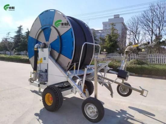 Direct Factory Travelling Jp90-300 Hose Reel Irrigation Machine with Spay