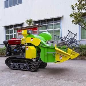 Farm Paddy Rice Combine Harvester Rice Reaper Machine