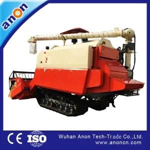 Anon Agriculture Combine Crawler Rubber Track Harvester Manual Bagging Small Combine ...