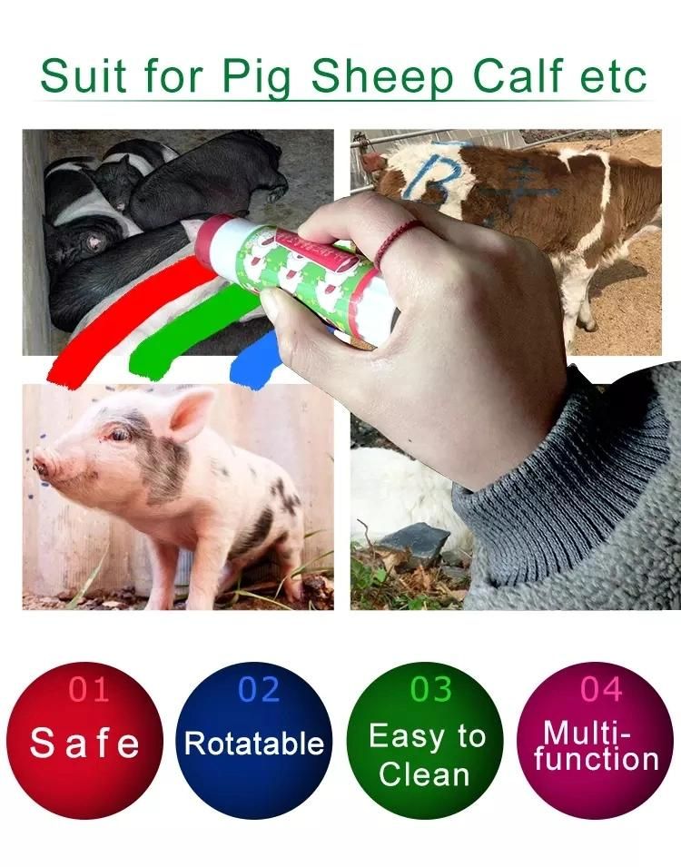 Animal Crayon Colored Veterinary Pig Mark Crayon Marker Marking Livestock Body Crayons for Sale