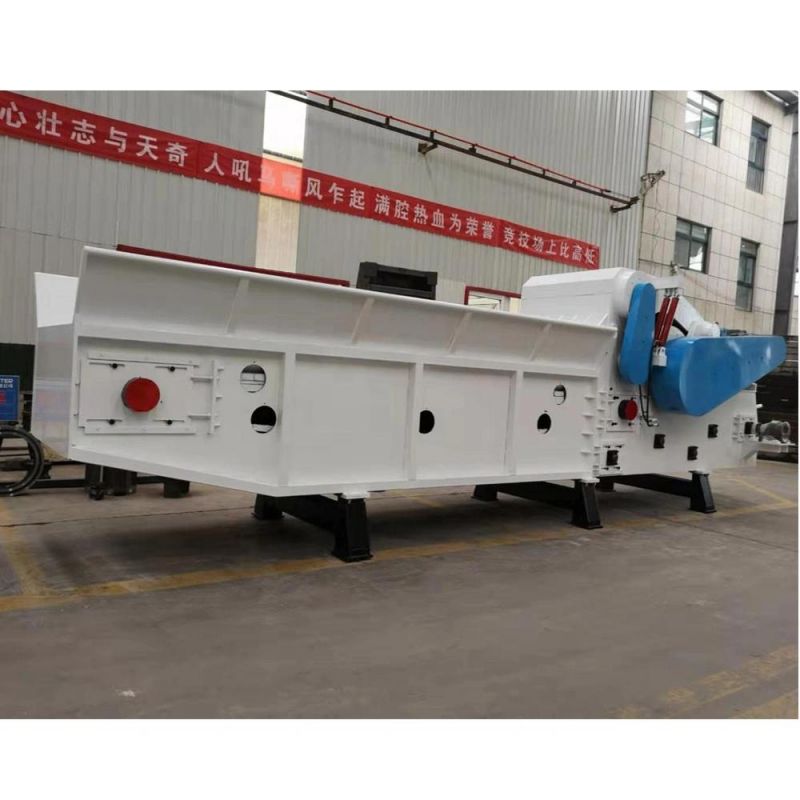 15-20t/H Save Power Fuel Production Crusher Shredder Industrial Wood Chipper for Large Wood Tree Construction Waste Window Doors Pallet Metal Separator Remover