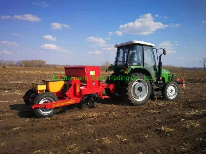 High Efficiency of Trailed & Heavy Type 2 Rows No-Tillage Maize, Sunflower, Precise Seeder with Fertilizer, Farm Seeder