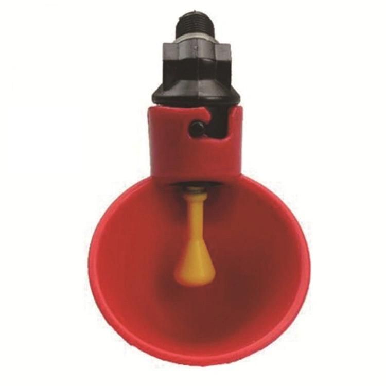 Float Valve Style Drinker Cup Poultry Chicken Waterer Nipple with Cup Chicken Water Cup