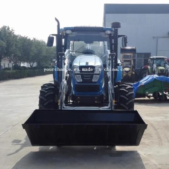 High Quality Europe CE Approved 80-100HP Wheel Tractor Mounted Front End Loader with ...