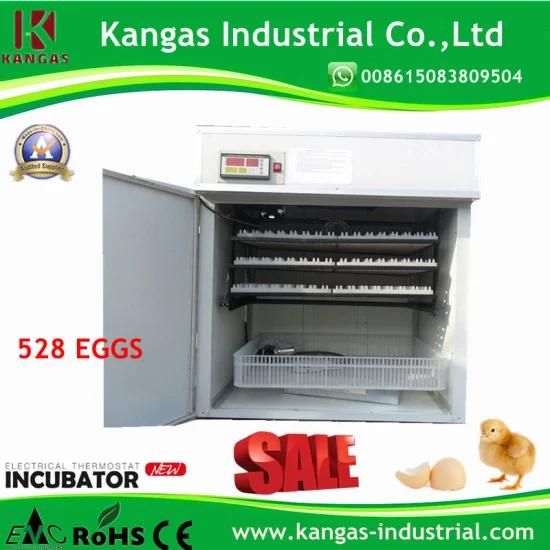 Holding 528 Chicken Eggs Full Automatic 98% Hatching Rate Incubators for Hatching Eggs ...