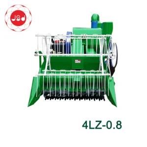 4lz-0.8 China Self-Propelled Full Feeding Soybean Creeper Harvesting Machine