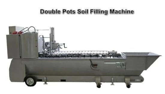 Automatic Flower Pot Soil Filling and Potting Machine for 6-20cm Pot with Speed Over 4000 ...