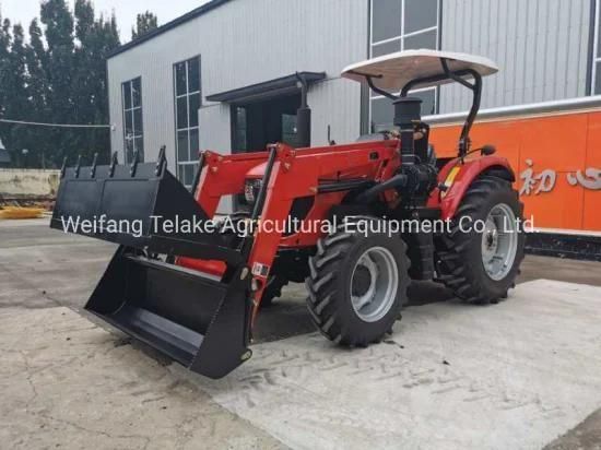 Telake Manufacture Mini Four Wheel Garden Small Tractor with Loader