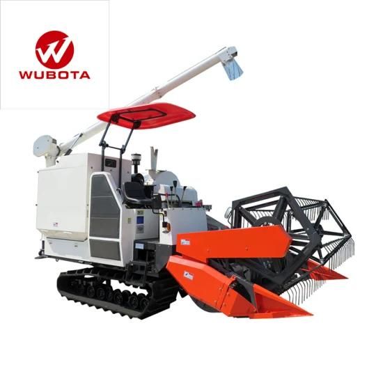Wubota Machinery Kubota Similar Wheat Rice Paddy Combine Harvester Harvesting Machine