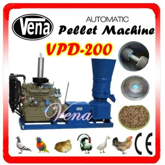High Quality Animal Feed Pellet Machine with Digital Control (VPD-200)