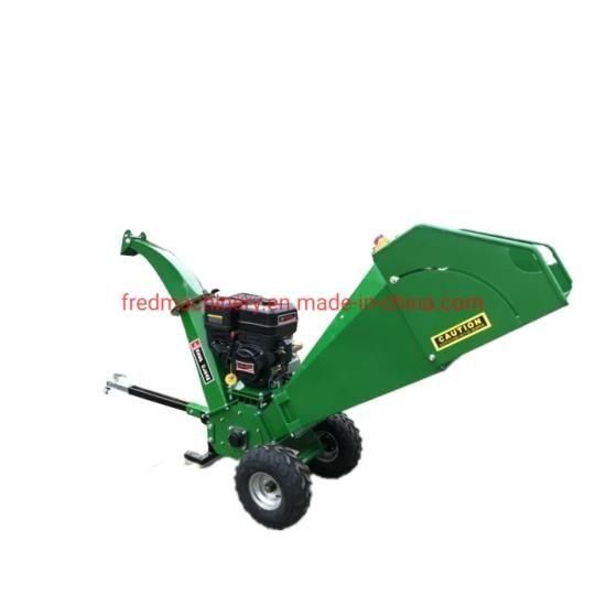 Solid Towable Petrol Engine 15HP Wood Chipper with Electric Start