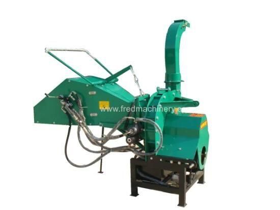 Hydraulic Wood Chipper Manufacture 8 Inches Chipping Capacity for Commercial Using