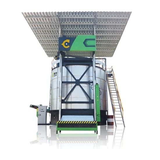 Animal Manure Composting Fertilizer Fermentation Continually Discharge Equipment
