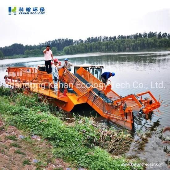 China Manufacturer Supply Collect Water Grass Weed Lant Harvester