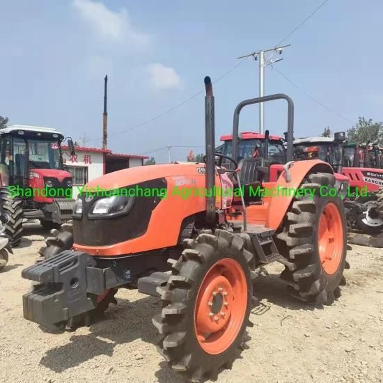 Hot Sale Agricutlrual Farm Machinery Used Tractor Kubota with Implements Plough Harrow