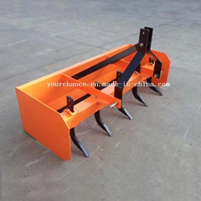 High Quality Tractor Mounted 1.2-2.4m Width Box Blade Leveler Box Scraper with Teeth for Sale