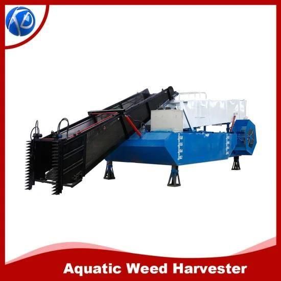 New Design &amp; Full Automatic River Weed Harvester Water Hyacinth Harvester