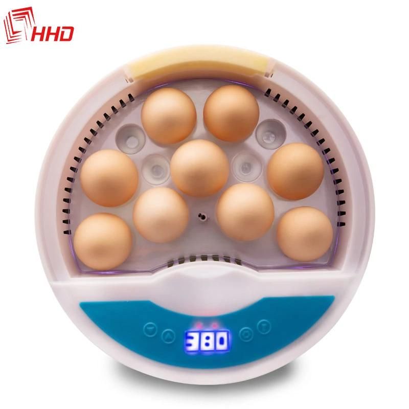 Cheaper 9 Egg Incubator with LED Egg Tester