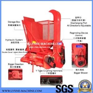 Farm Field Walking Agricultural Cutter with Silo for Collection Silage Corn Stalks/Straw