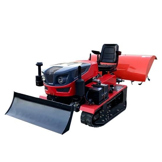 Discount Price Multifunctional Diesel Chain Track Cultivator Crawler Tractor Agricultural