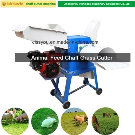 Chinese Farm Grass Chaff Straw Stalk Cutter Cutting Crusher Machine
