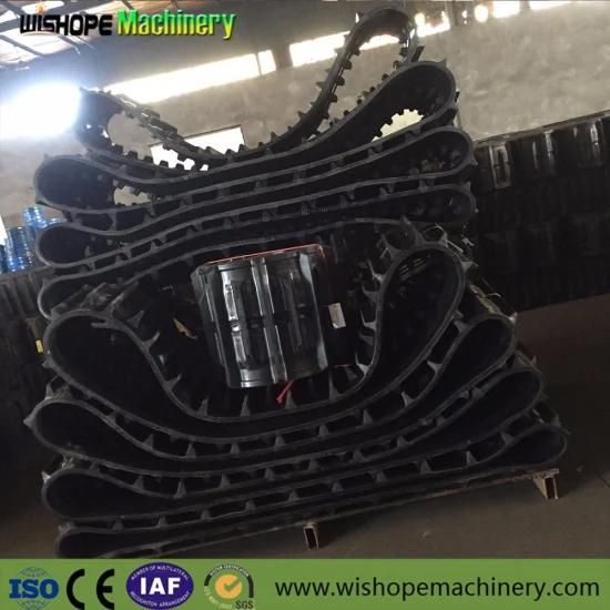Iran Combine Harvester Xingguang Rubber Crawler for Sale