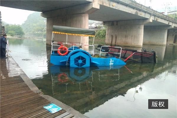 New Design & Full Automatic River Weed Harvester Water Hyacinth Harvester
