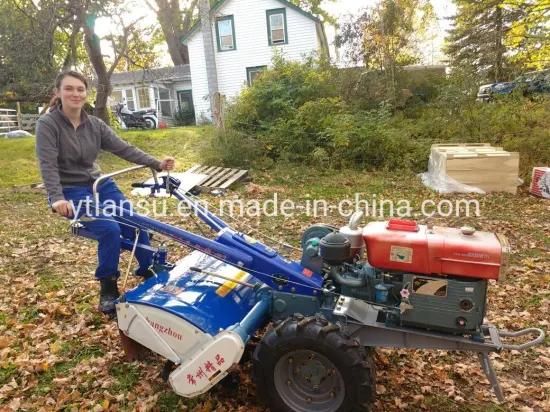 Agricultural Farm Tractor Walking Behind Tractor Small 2 Wheel Drives Tractor