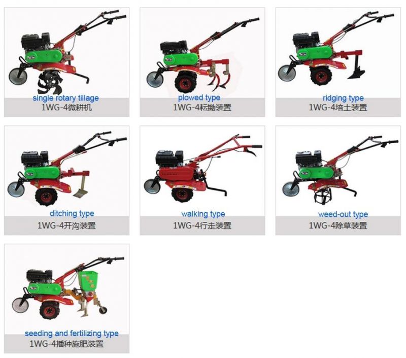 Mini Cultivator Operate by Hand for Small Size Planting or Garden