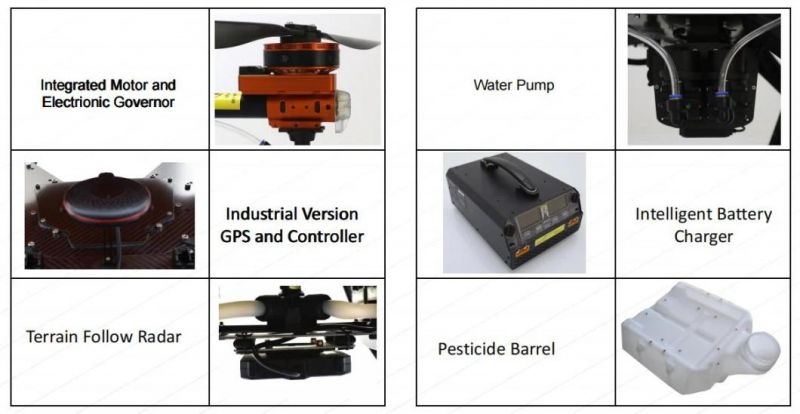 New Type Detachable Tank Drone Agriculture Spray with Fogger Device Drone Crop Sprayer in Agriculture High Pressure Nozzle Uav