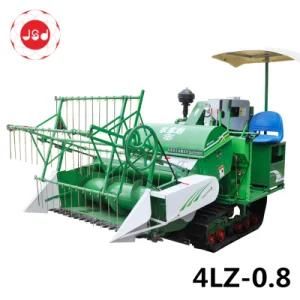 4lz-0.8 Cheap Price High Speed Full-Feeding Combine Rice Wheat Harvester