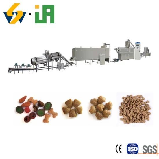 Big Output Dry Pet Food Processing Machine Extrusion Dog Feed Equipment Manufacturing ...
