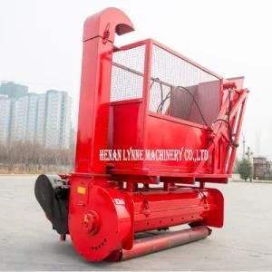 Farm Land Walking Crusher with Storage Silo Cart for Collection Agricultural Stalks Straw