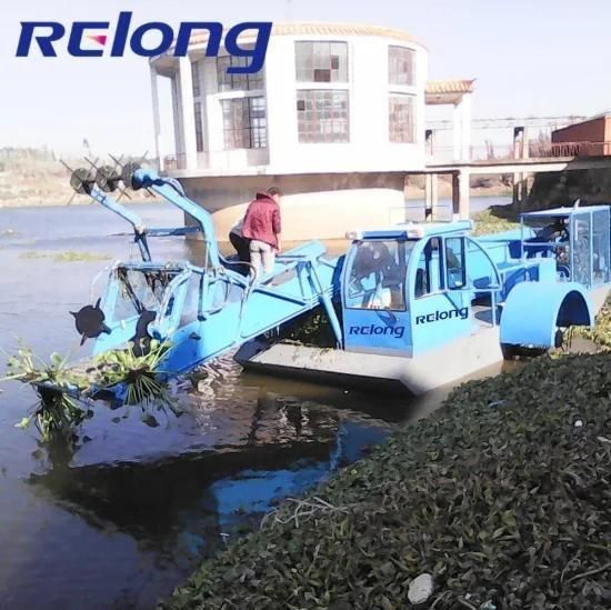 Mowing Boat Aquatic Weed Harvesting Aquatic Vegetation Cutter