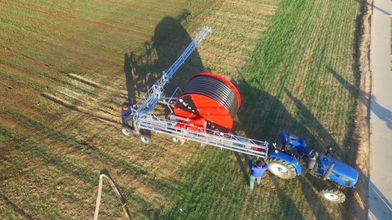 High Productivity of Agricultural Jp 90-330 Hose Reel Irrigation Sprinkler Equipment for Big Farm, Agricultural Machine
