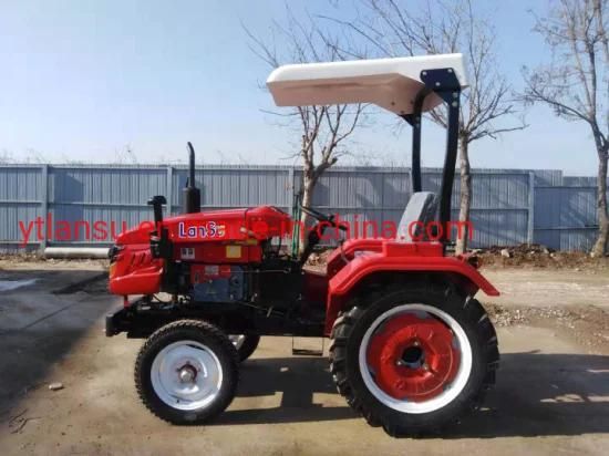 Lansu Hot Sale 20HP 30HP 40HP 50HP 4 Wheels Drive Tractor Agricultural Farm Tractor Mini ...